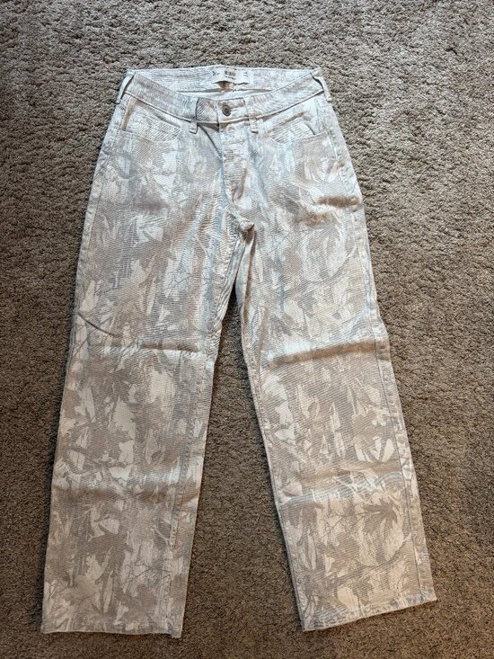 Hollister Denim - Hollister Low Rise Baggy Jeans - cream camo
